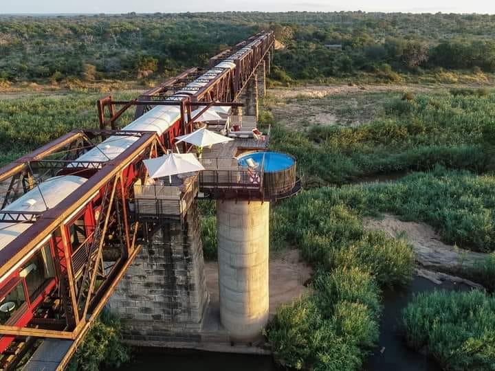 100.5FM at Kruger Shalati train hotel 2023 in Kruger national park