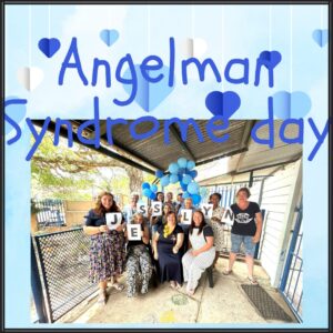 Jesslyn Mulder Angelman dra blou