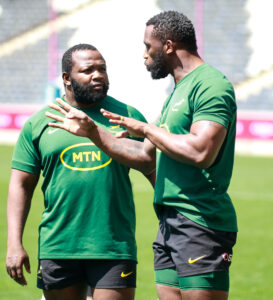 Siya Kolisi en Ox Nche